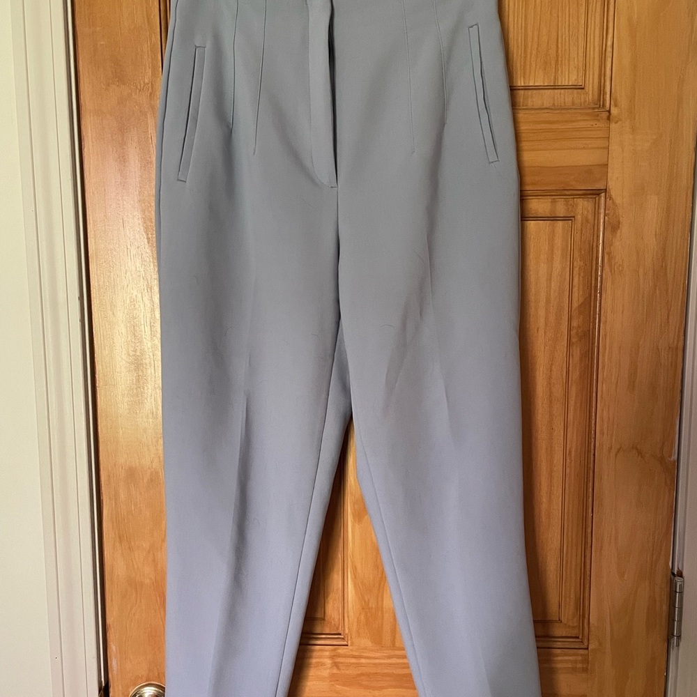 Zara light blue high waisted pants